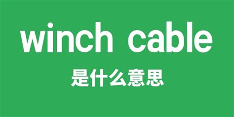 cable意思|欧路词典